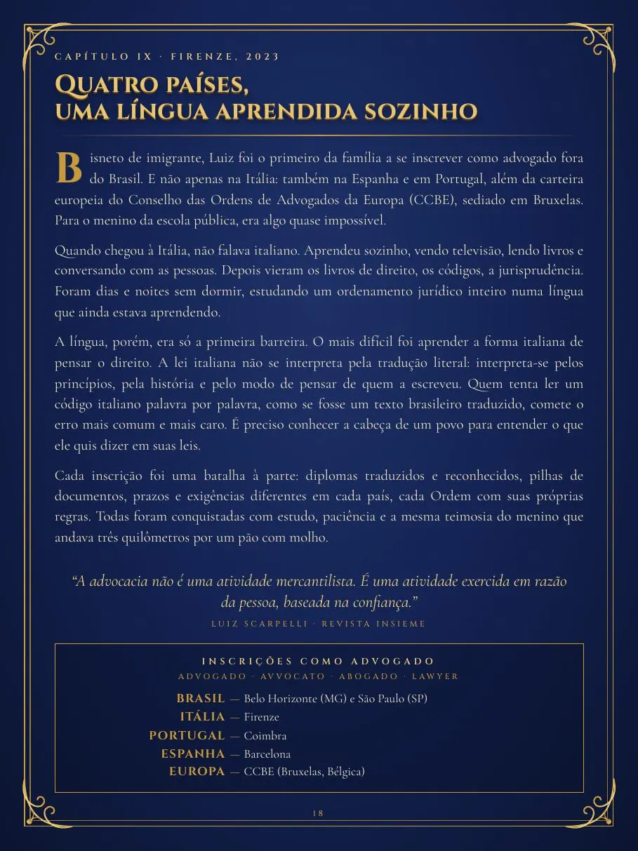 Pagina 18 della rivista